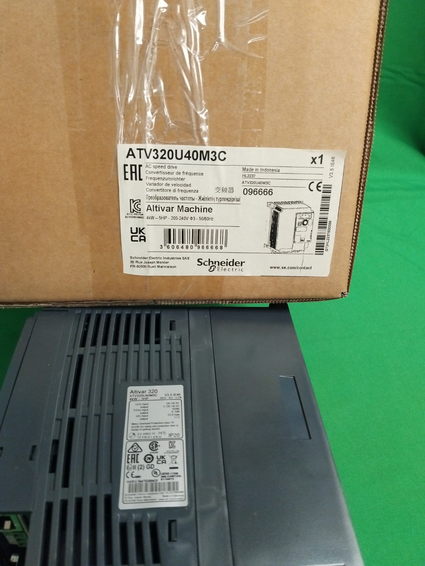 Schneider-Electric ATV320U40M3C ATV320U40M3C