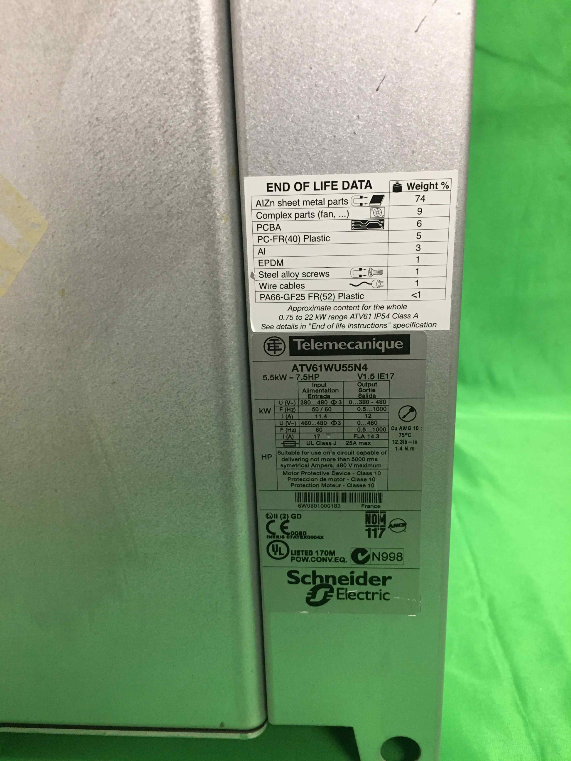 Schneider-Electric ATV61WU55N4 ATV61WU55N4