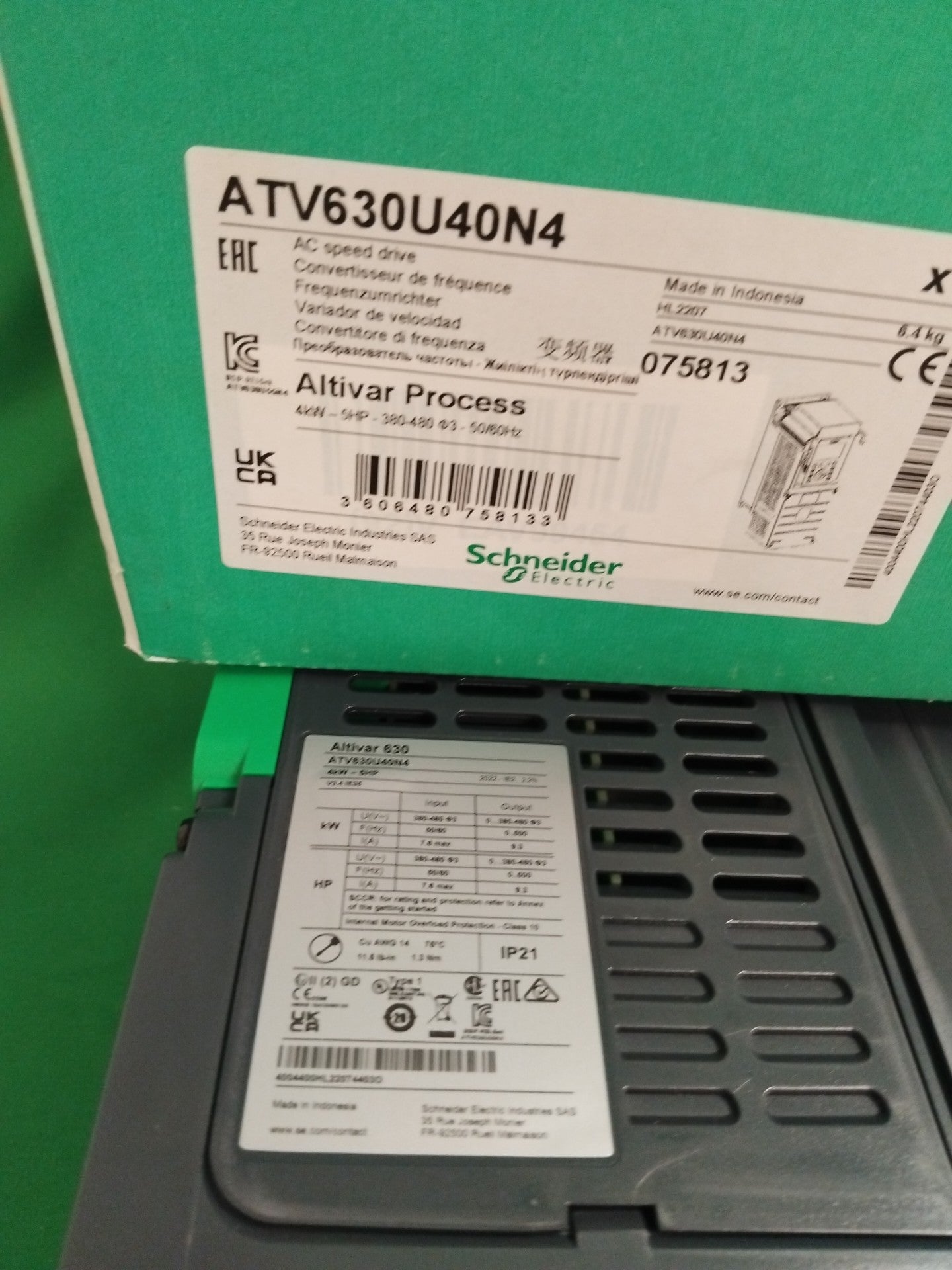 Schneider-Electric ATV630U40N4 ATV630U40N4