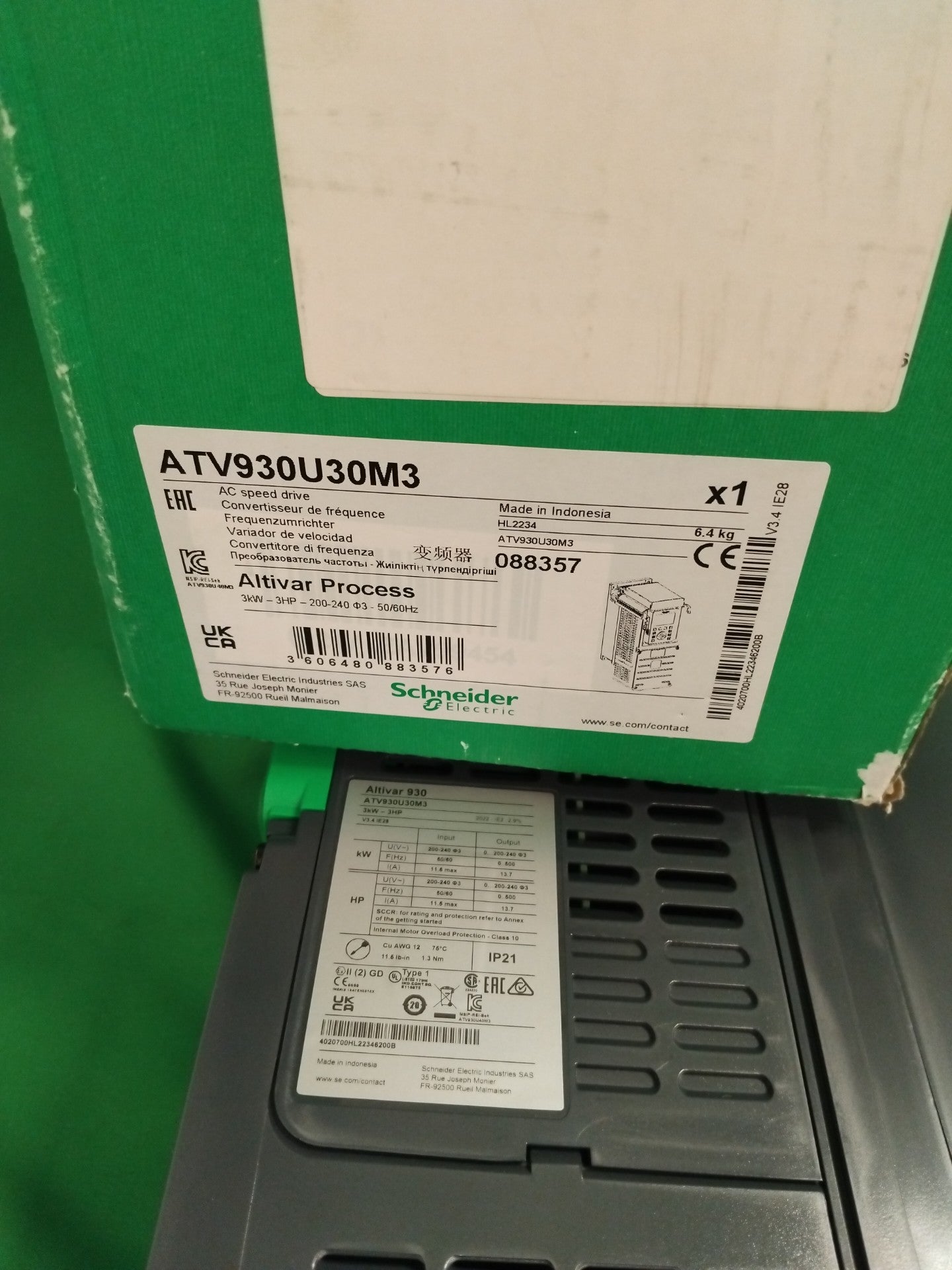 Schneider-Electric ATV930U30M3 ATV930U30M3