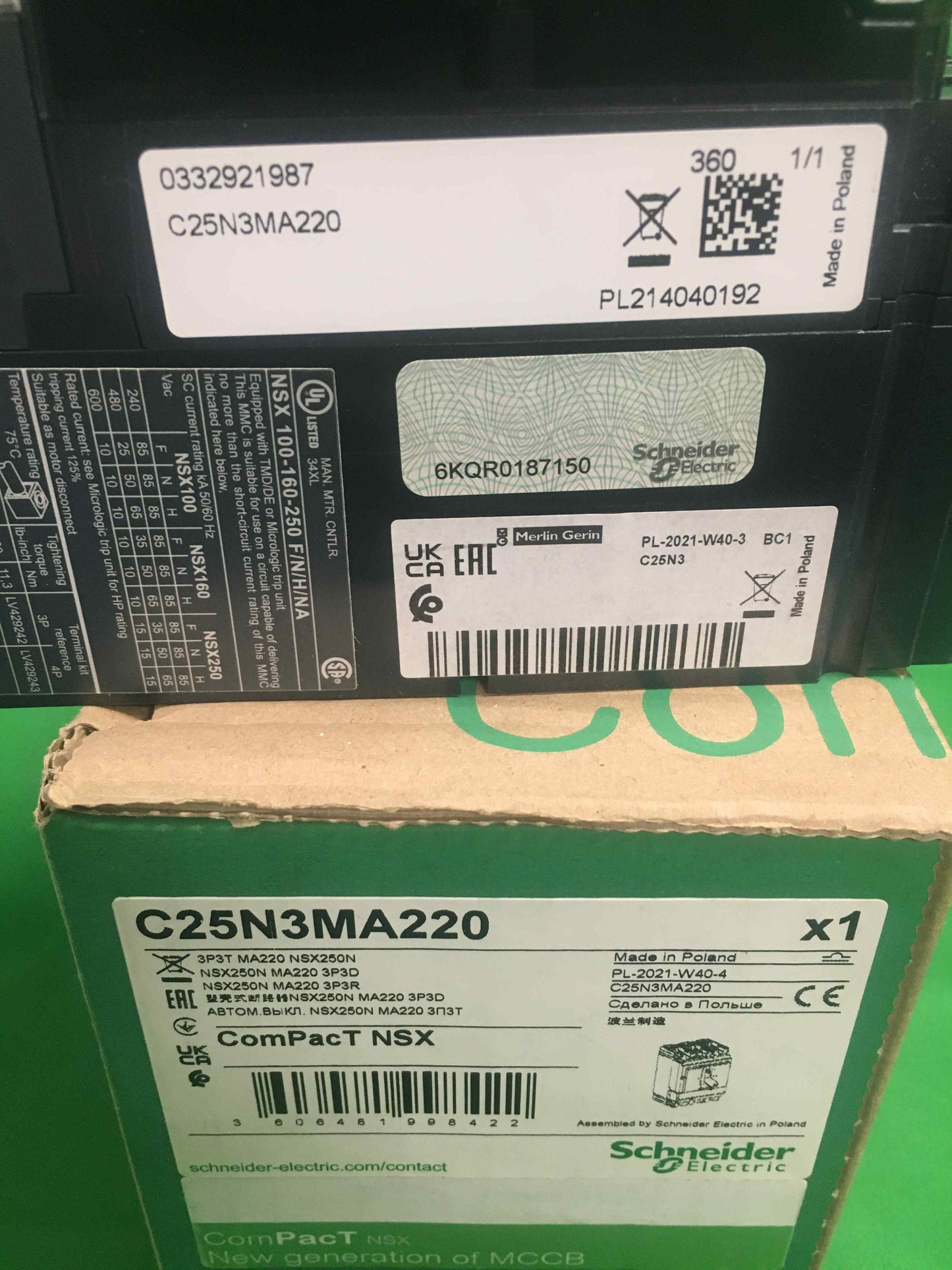 Schneider-Electric C25N3MA220 C25N3MA220