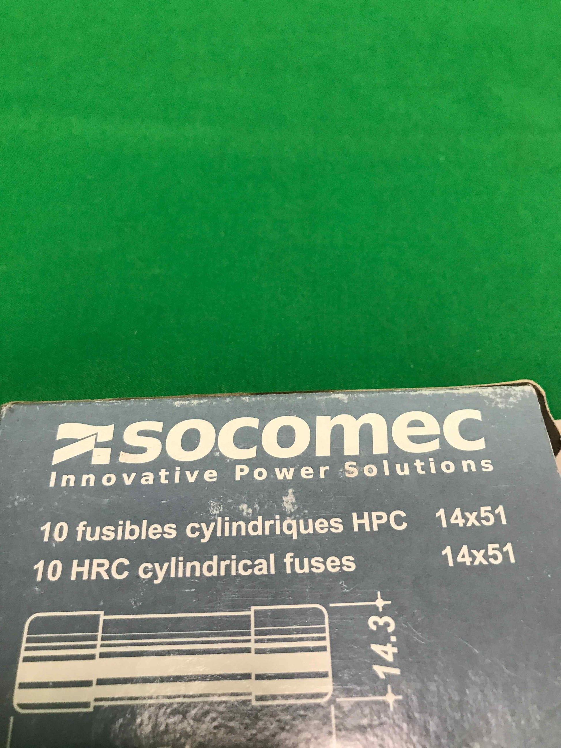 SOCOMEC FUSIBLES CYLINDRES HPC 8 UNITS