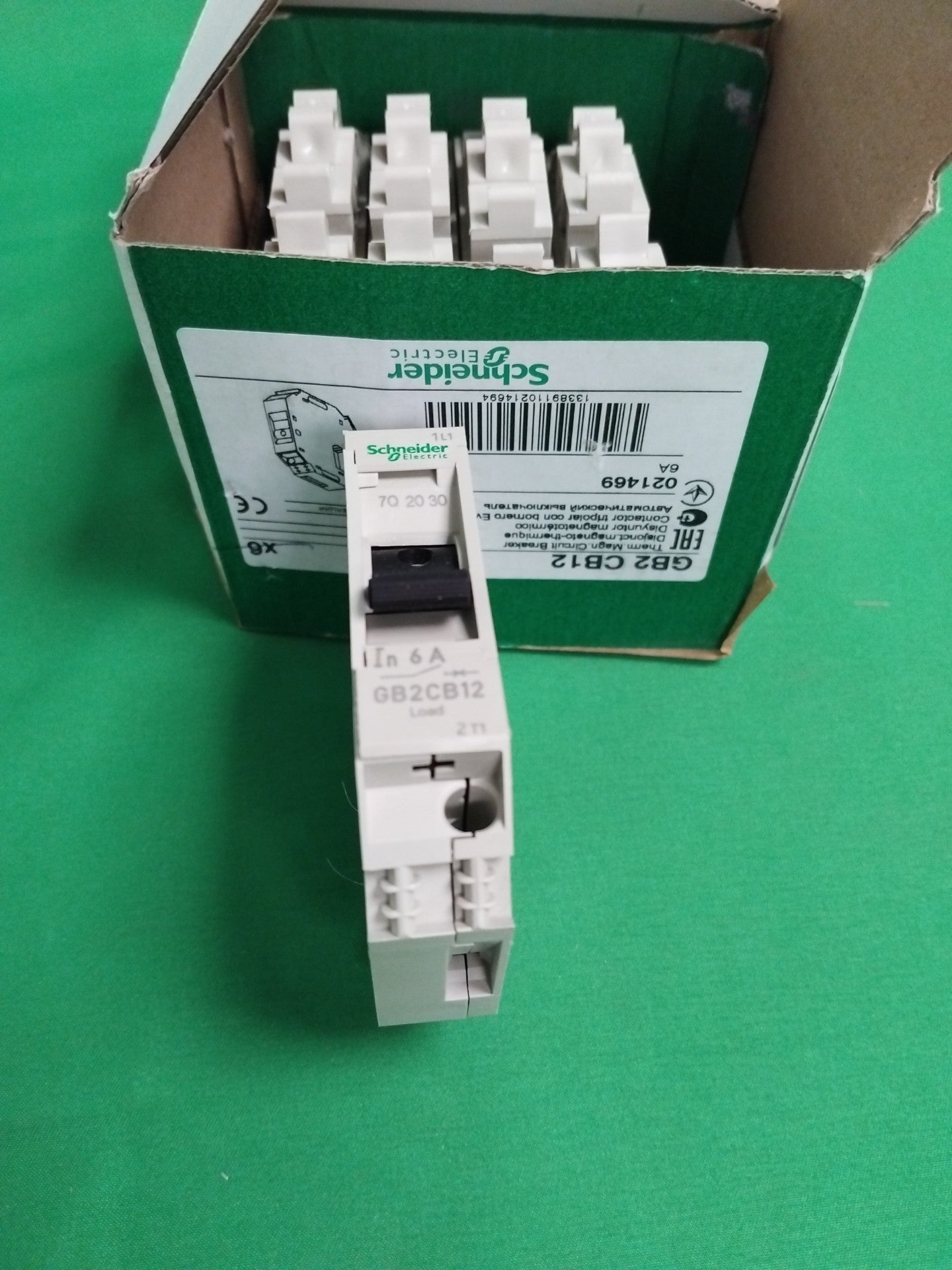 Schneider-Electric GB2 CB12 GB2CB12 Box of 6units
