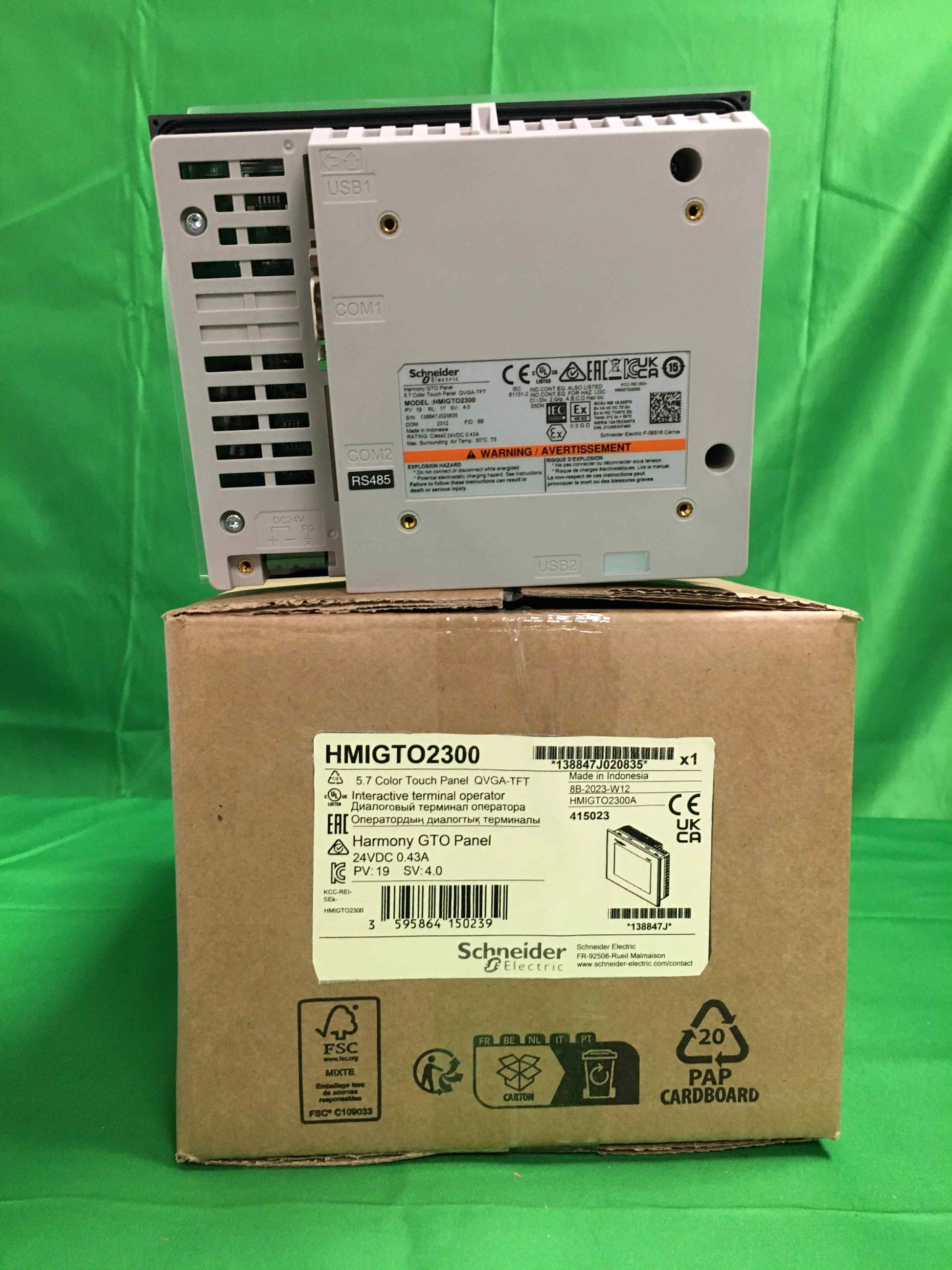 Schneider-Electric HMIGTO2300 HMIGTO2300 WITHOUT ORIGINAL PACKAGING