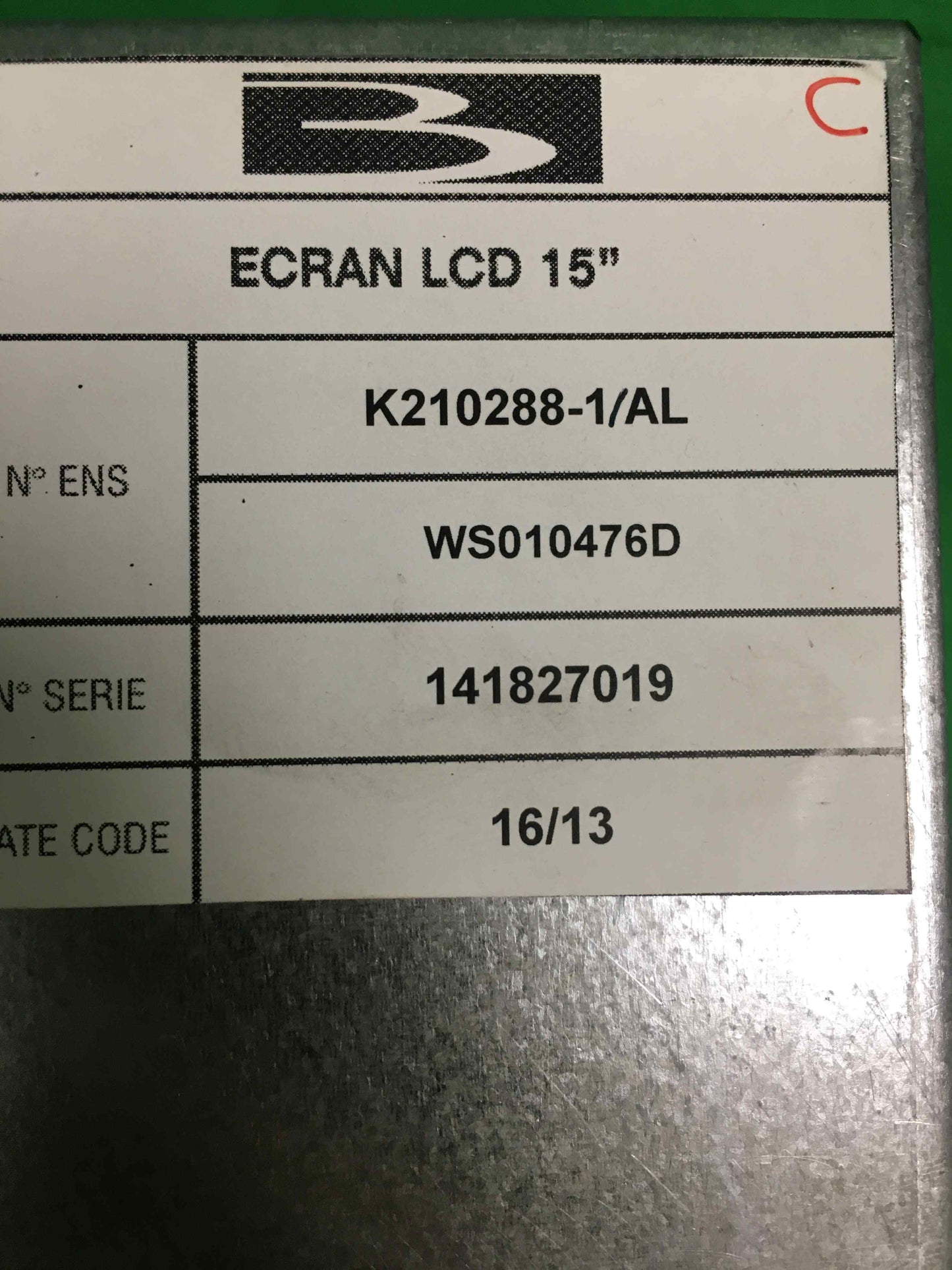 M-BILLION K210288-1 AL K2102881AL WS010476D K210288-1/AL
