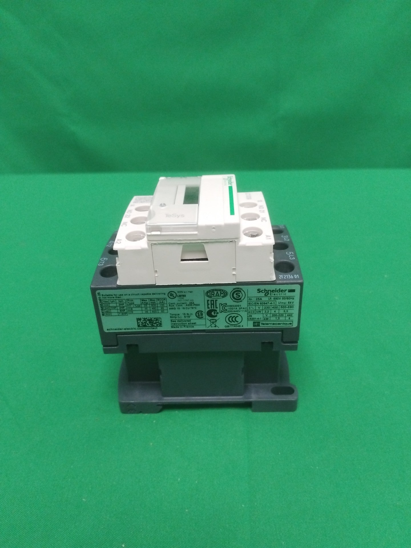 Schneider-Electric LC1D09B7TQ LC1D09B7TQ WITHOUT ORIGINAL PACKAGING