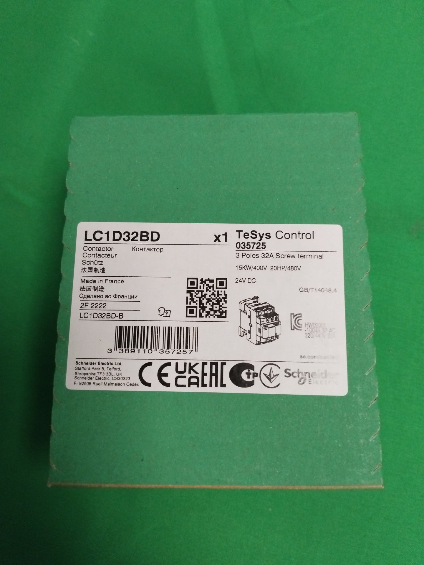 Schneider-Electric LC1D32BD LC1D32BD SEALED