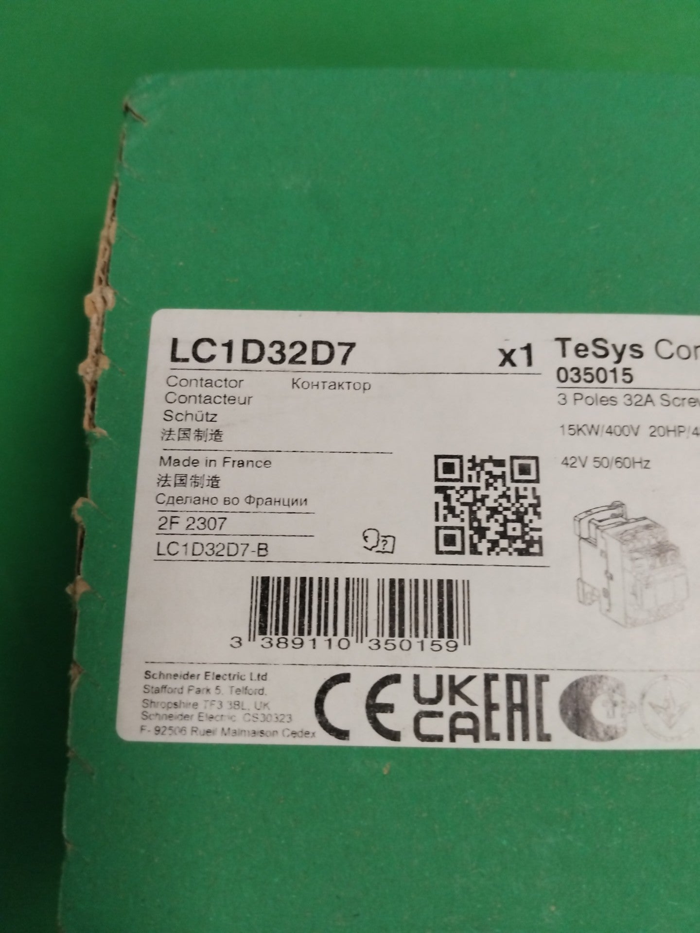 Schneider-Electric LC1D32D7 LC1D32D7 SEALED