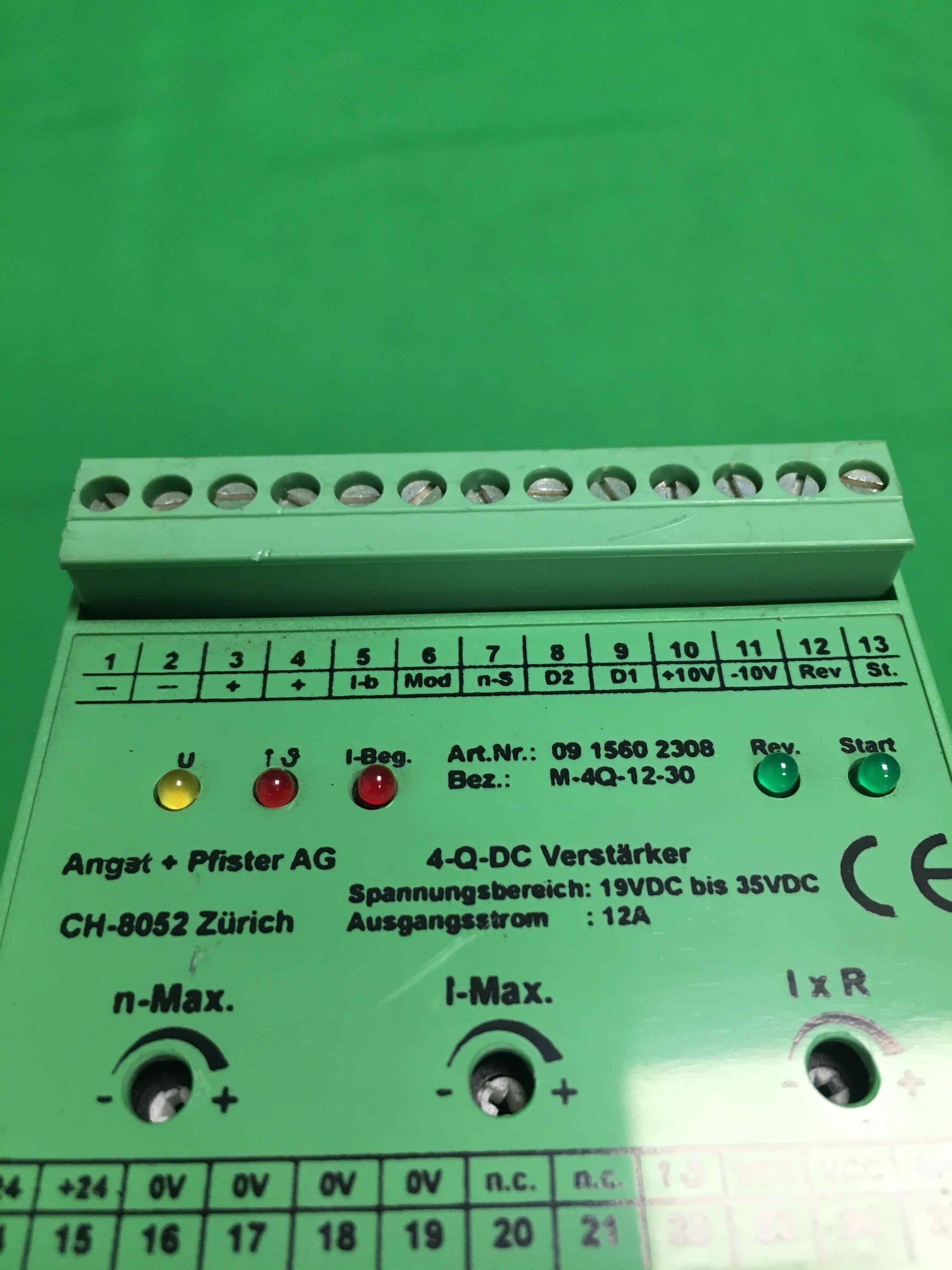 ANGAT+PFISTER AG -M-4Q-12-30/M4Q1230
