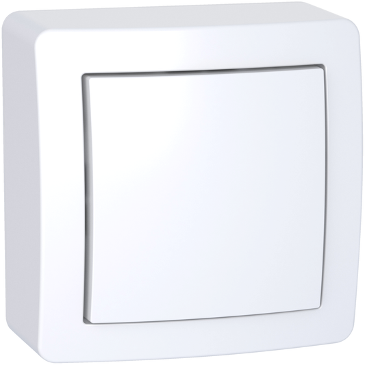 Schneider Electric-ALB62051PW-Reconditionné - Alréa, Va-et-vient, avec cadre saillie, blanc polaire