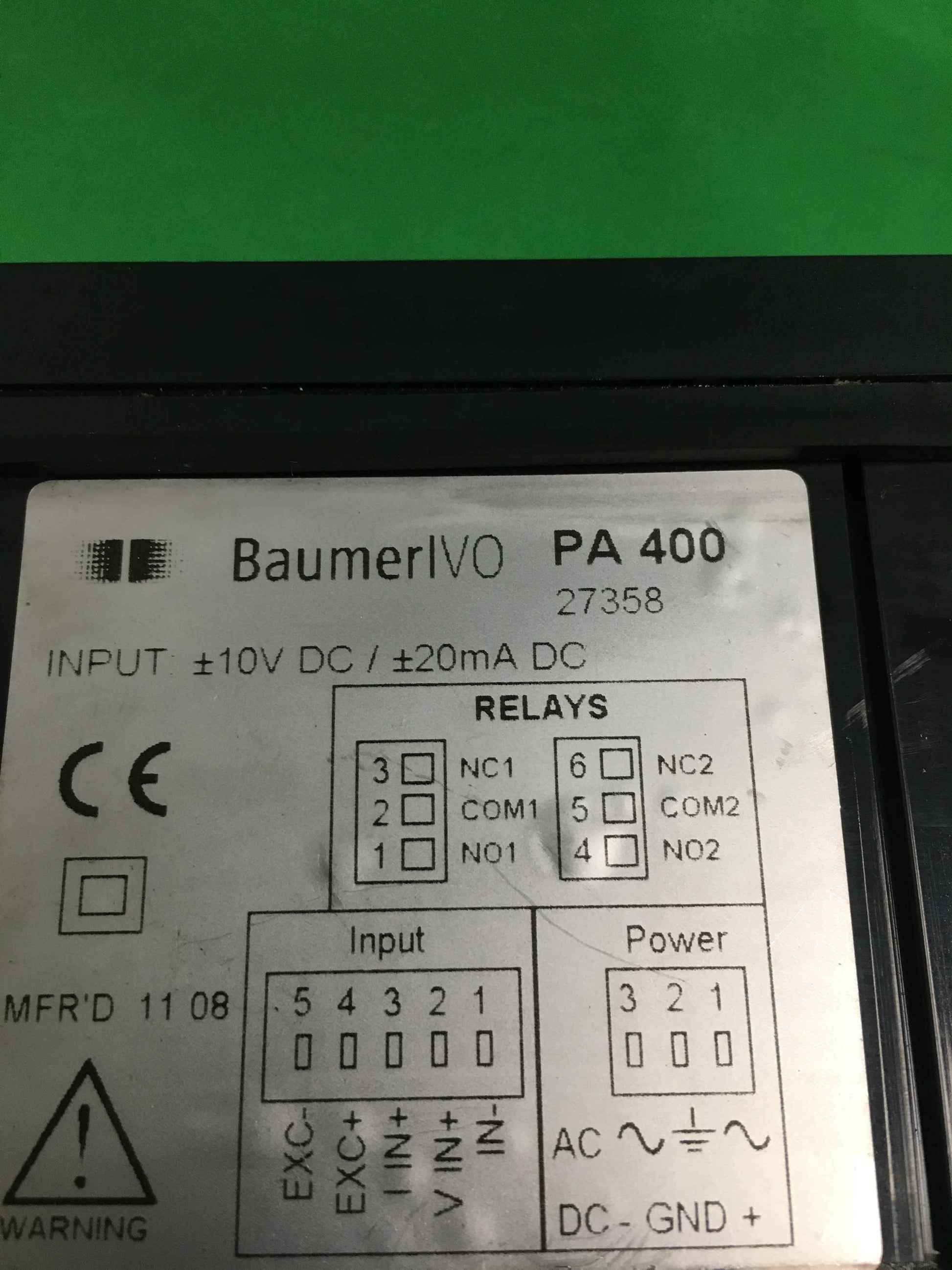 BAUMER IVO PA 400 PA400
