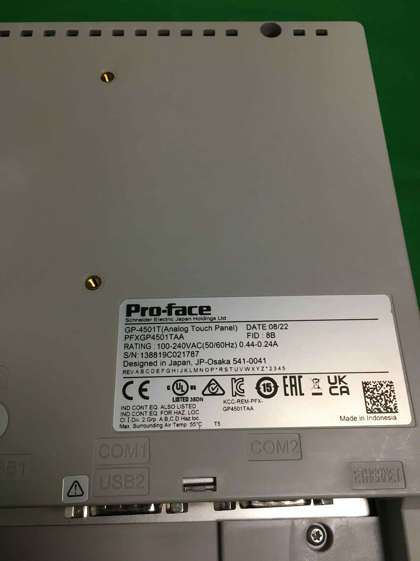Pro-Face PFXGP4501TAA PFXGP4501TAA Schneider-Electric
