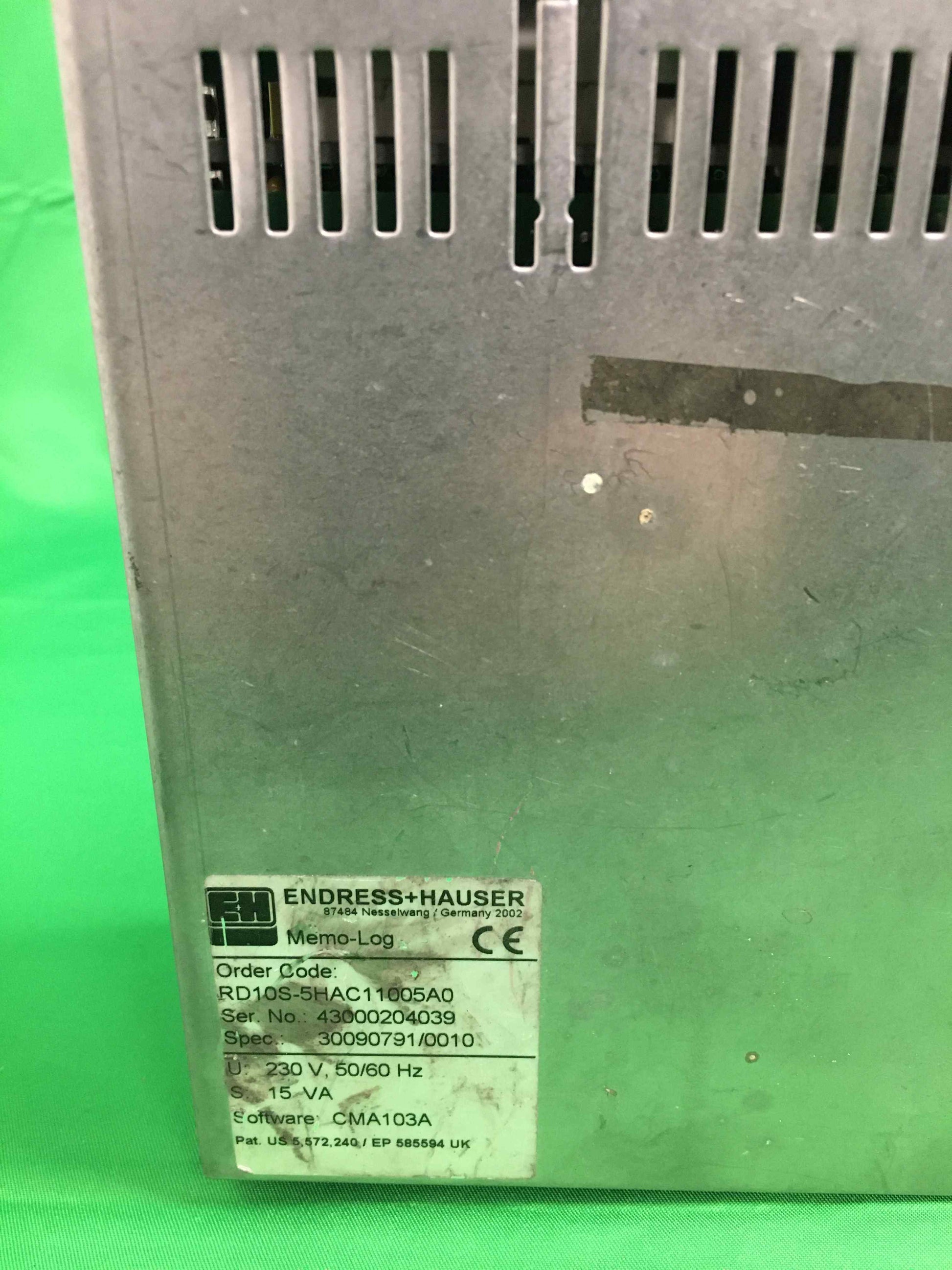 ENDRESS+HAUSER RD10S-5HAC11005A0 RD10S5HAC11005A0
