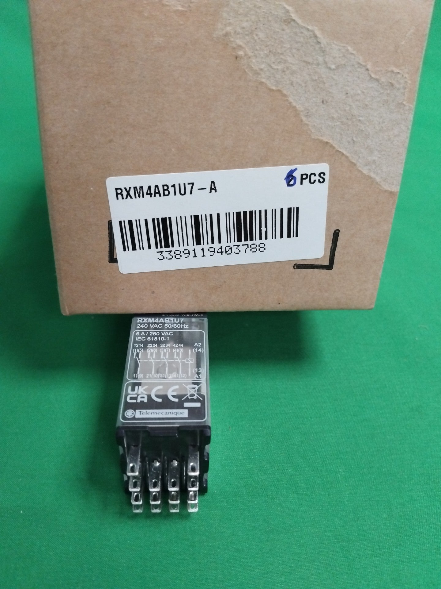 Schneider-Electric RXM4AB1U7 RXM4AB1U7 Box of 10 units