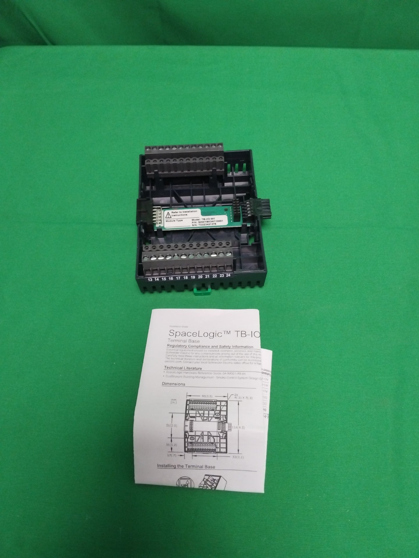 Schneider-Electric SXWTBIOW110001 SXWTBIOW110001