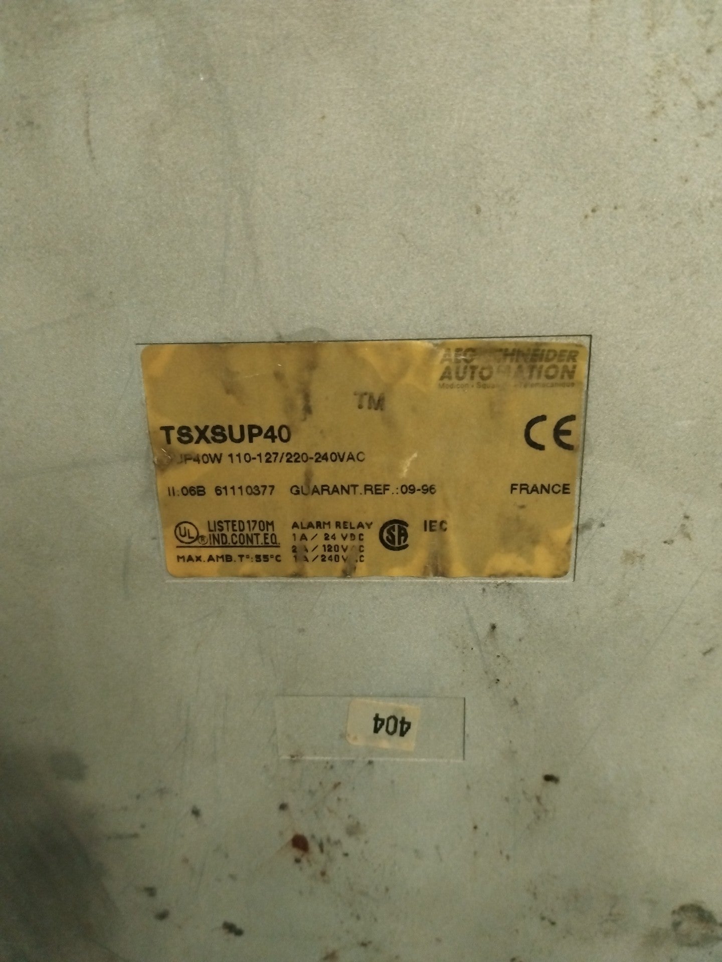 Telemecanique TSXSUP40 TSXSUP40