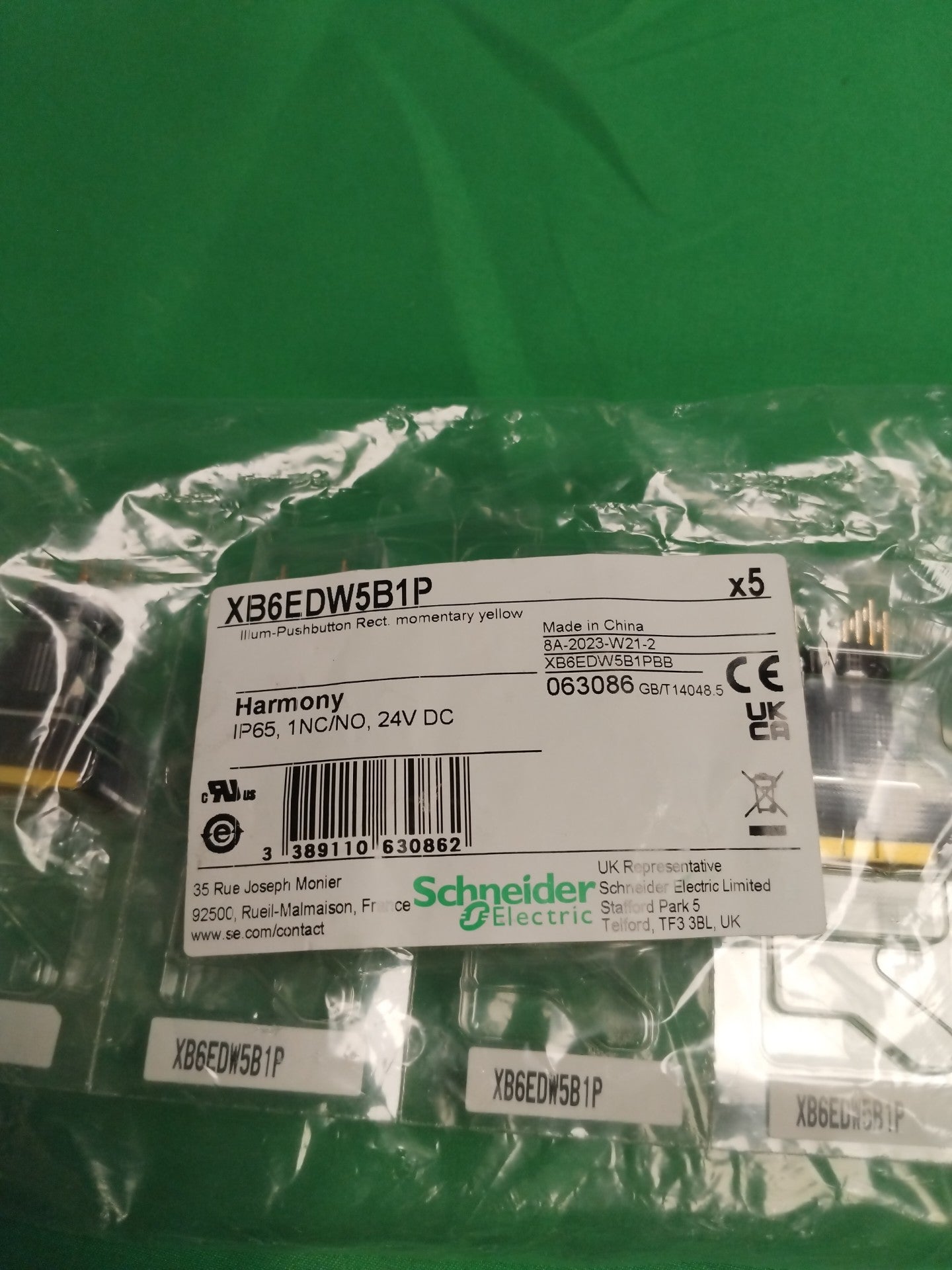 Schneider-Electric XB6EDW5B1P XB6EDW5B1P