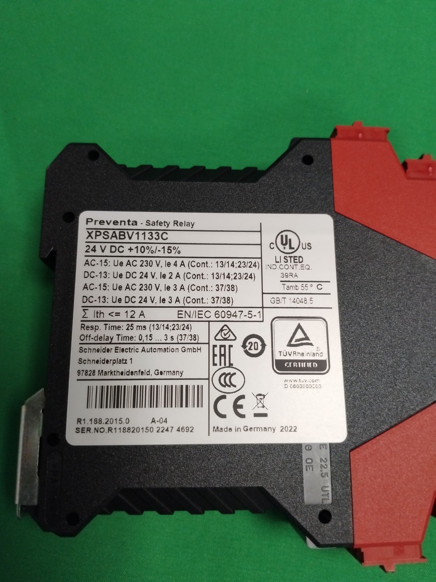 Schneider-Electric XPSABV1133C XPSABV1133C