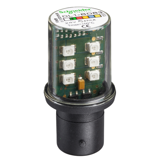 Schneider Electric-DL1BDB3W-Reconditionné - Harmony - lampe de signalisation LED - vert - BA 15d - 24V