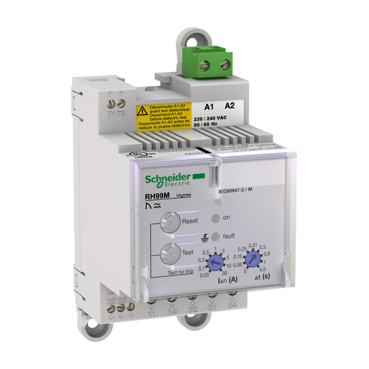 Schneider Electric-56172-Vigirex RH99M 110-130VAC sensibilité 0,03-30A réarmement manuel