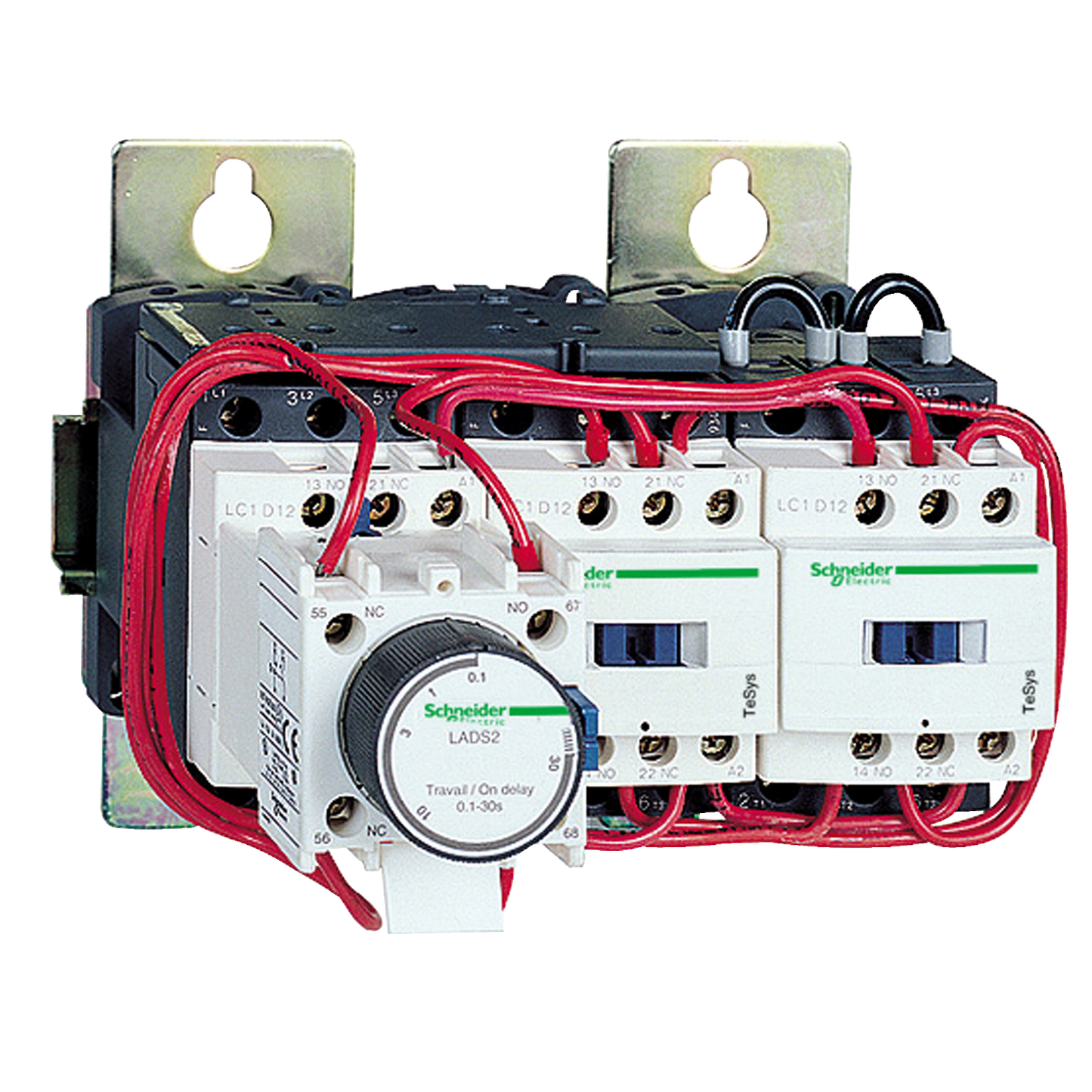 Schneider Electric-LC3D80P7A64-TeSys LC3D - démarreur étoile triangle sur platine - bobine 230Vca