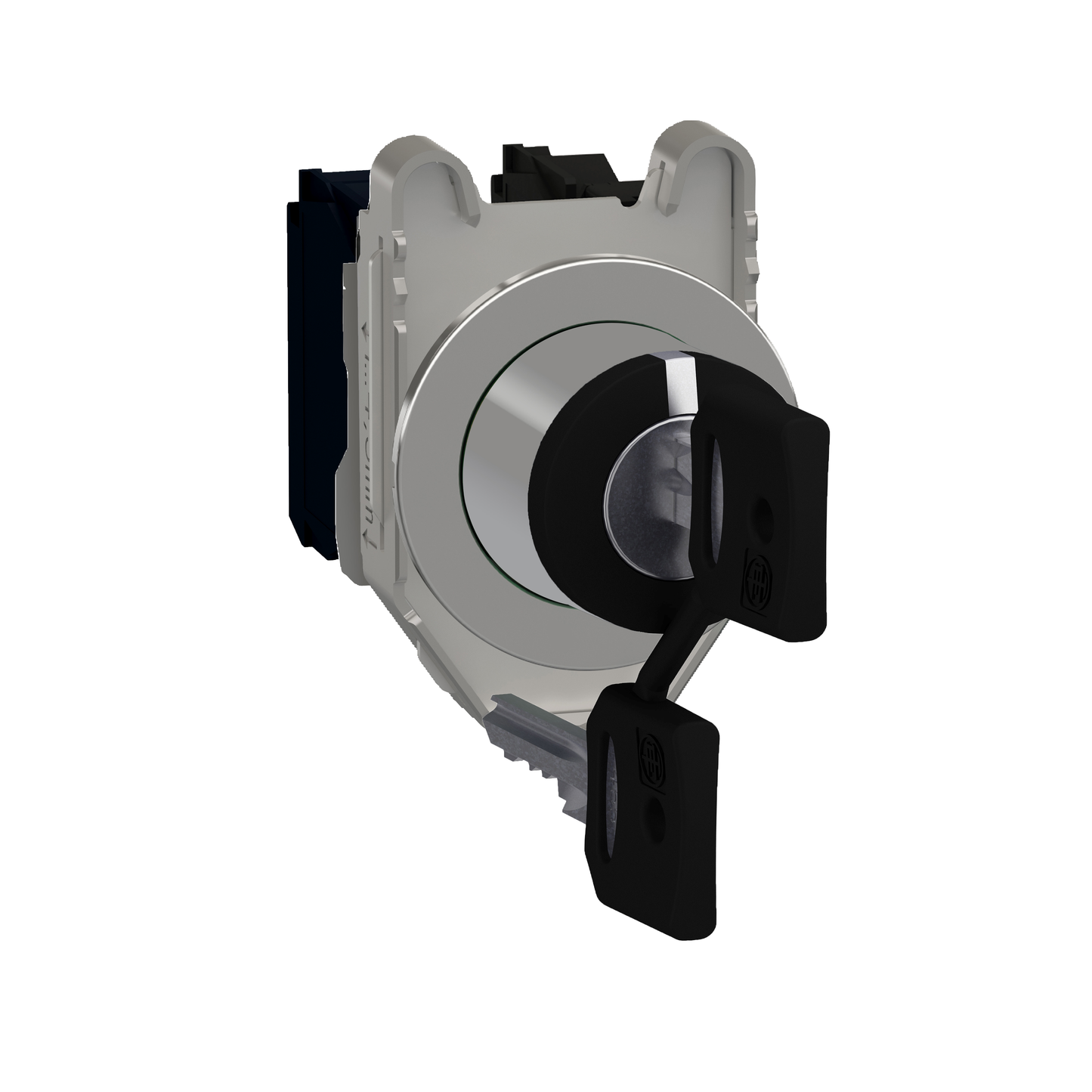 Schneider Electric-XB4FG03-Harmony XB4 - bouton à clé 455 - flush - 3 pos fix - retr GCD - 2F - vis