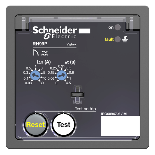 Schneider Electric-56292-Vigirex RH99P 110-130VCA sensibilité 0,03-30A réarmement automatique
