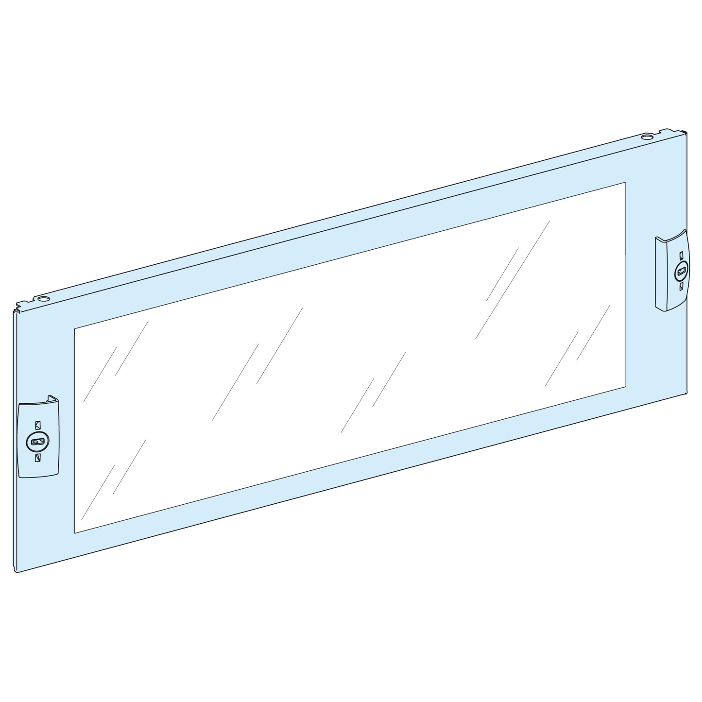 Schneider Electric-LVS03343-PrismaSeT G - Plastron transparent-6M-L600