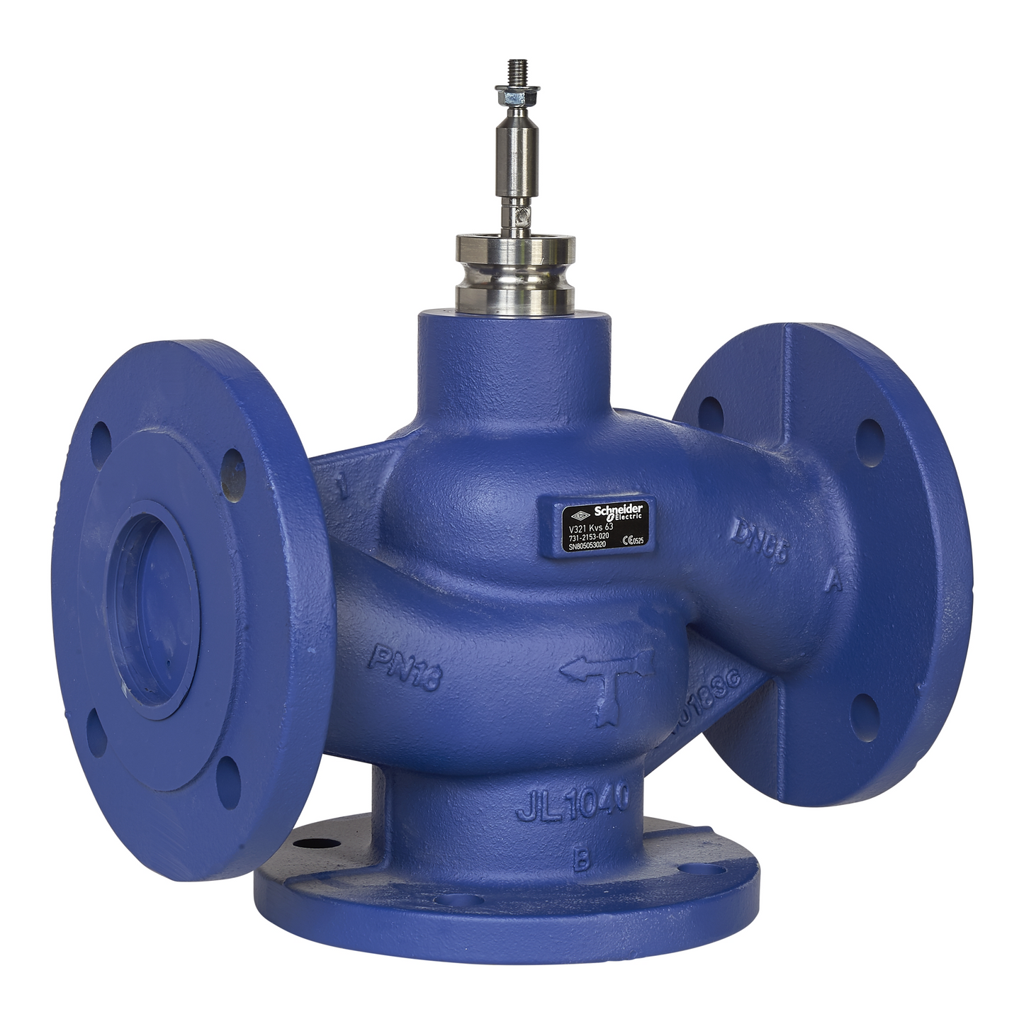 Schneider Electric-7312157020-Vanne 3 voies acier à bride PN16 DN80 Kv100