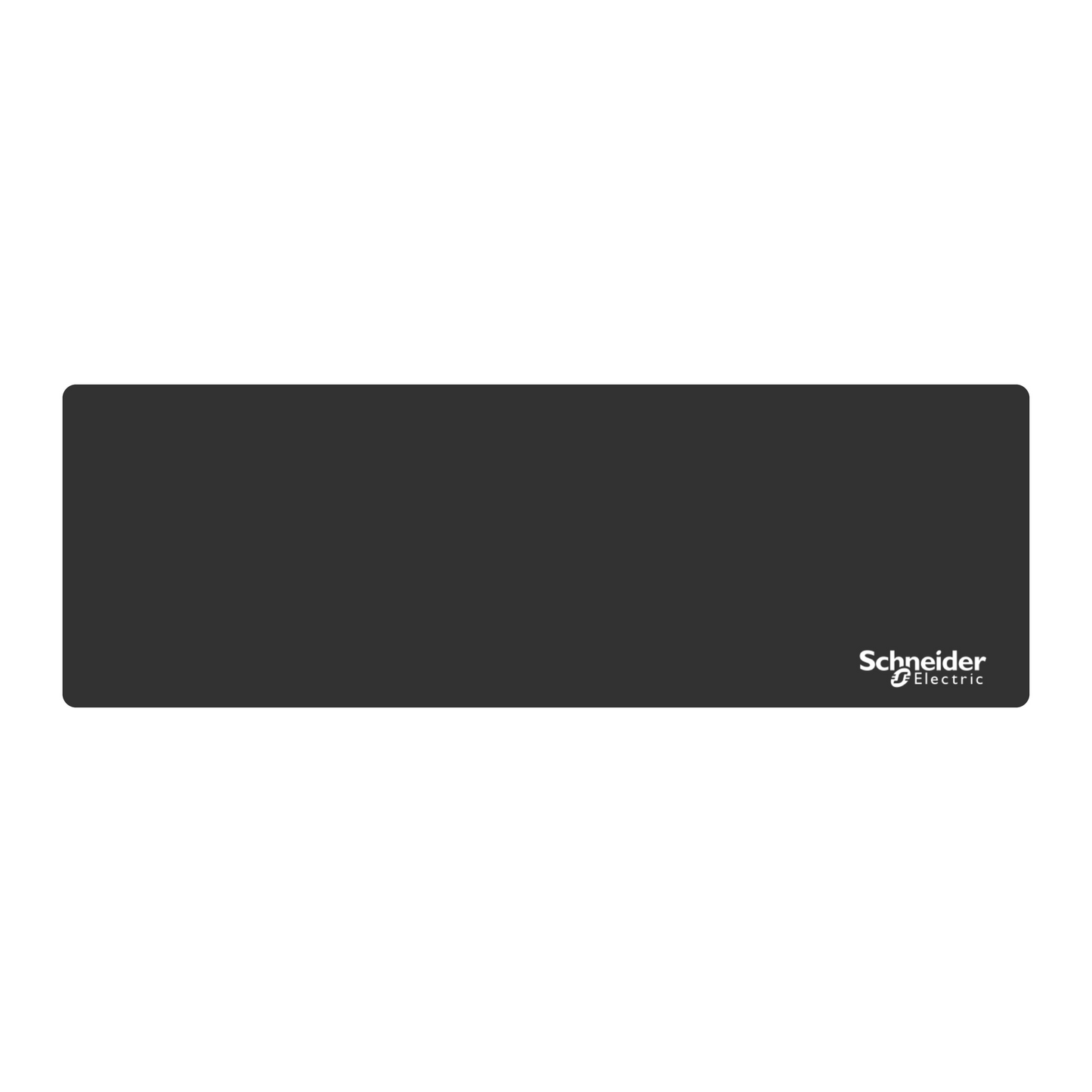 Schneider Electric-ZBYLEG301000-Harmony - plastron - vierge - 300x100 - non marqué - plastique - noir