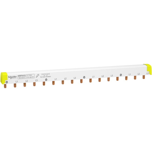 Schneider Electric-A9XPH416-Acti9 iC60 - peigne de raccordement à dents - 4P - 100A - 16 modules de 18mm
