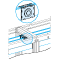 Schneider Electric-LVS04640-PrismaSeT P - Eclisse jeu de barres horizontal 50/60 mm