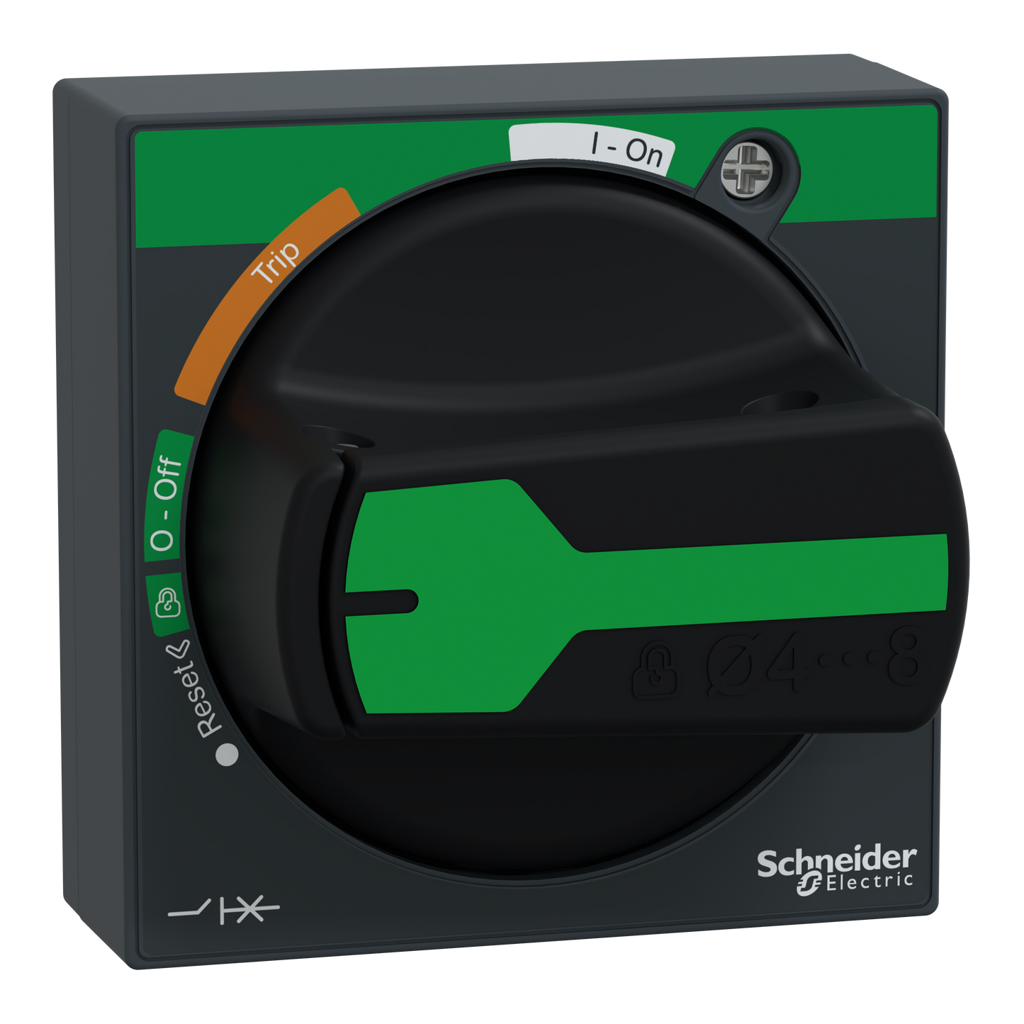 Schneider Electric-GVAPB54-POIGNEE ROTATIVE NOIRE IP