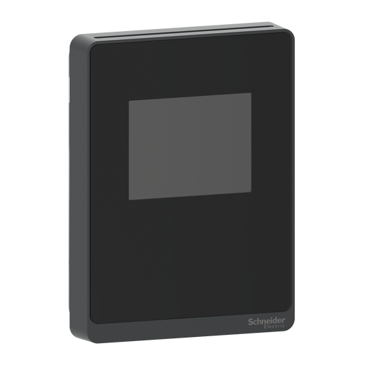 Schneider Electric-SLPBTCVP2-SpaceLogic - Sonde d'ambiance SLP - Ecran couleur - PM/CO2/COV/Hr/T - Optm noir