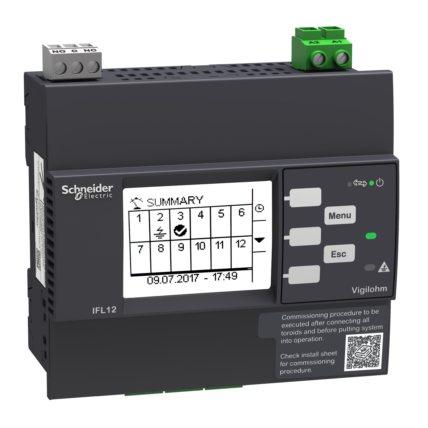 Schneider Electric-IMDIFL12C-Vigilohm - localisateur auto d'isolement - 12 voies - 110-440VCA/CC