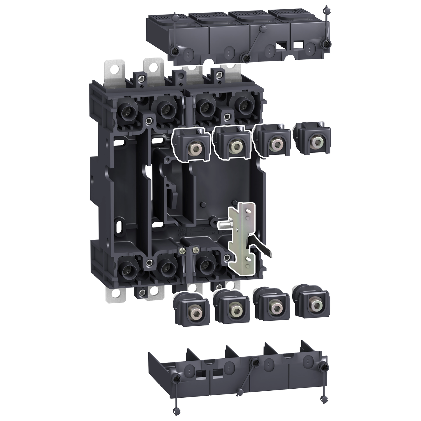 Schneider Electric-LV429267-ComPacT NSX - Socle pour débrochage - 4P - pour NSX100-250
