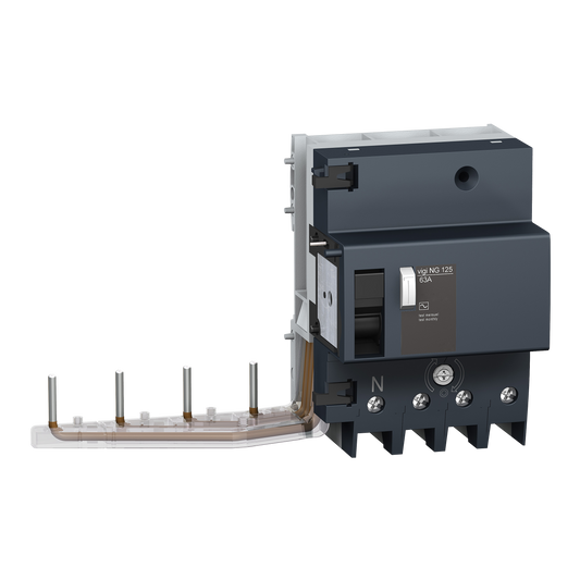 Schneider Electric-19004-Acti9 Vigi NG125 - Bloc diff 400Vca (PH/Ph) - 4P - 63A - 30mA - Type AC