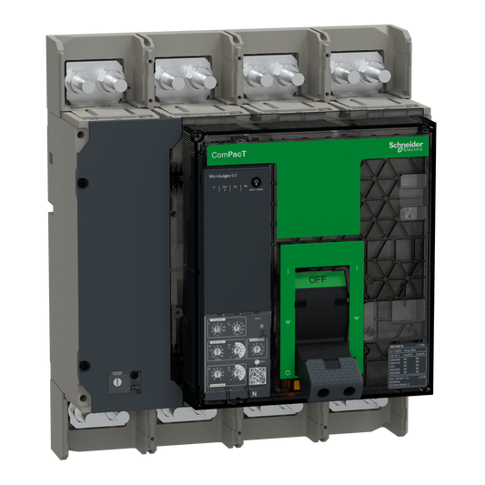Schneider Electric-C125N460FM-ComPacT NS1250N - disjoncteur - MicroLogic 6.0 1250A - 4P - 50kA - fixe - manuel