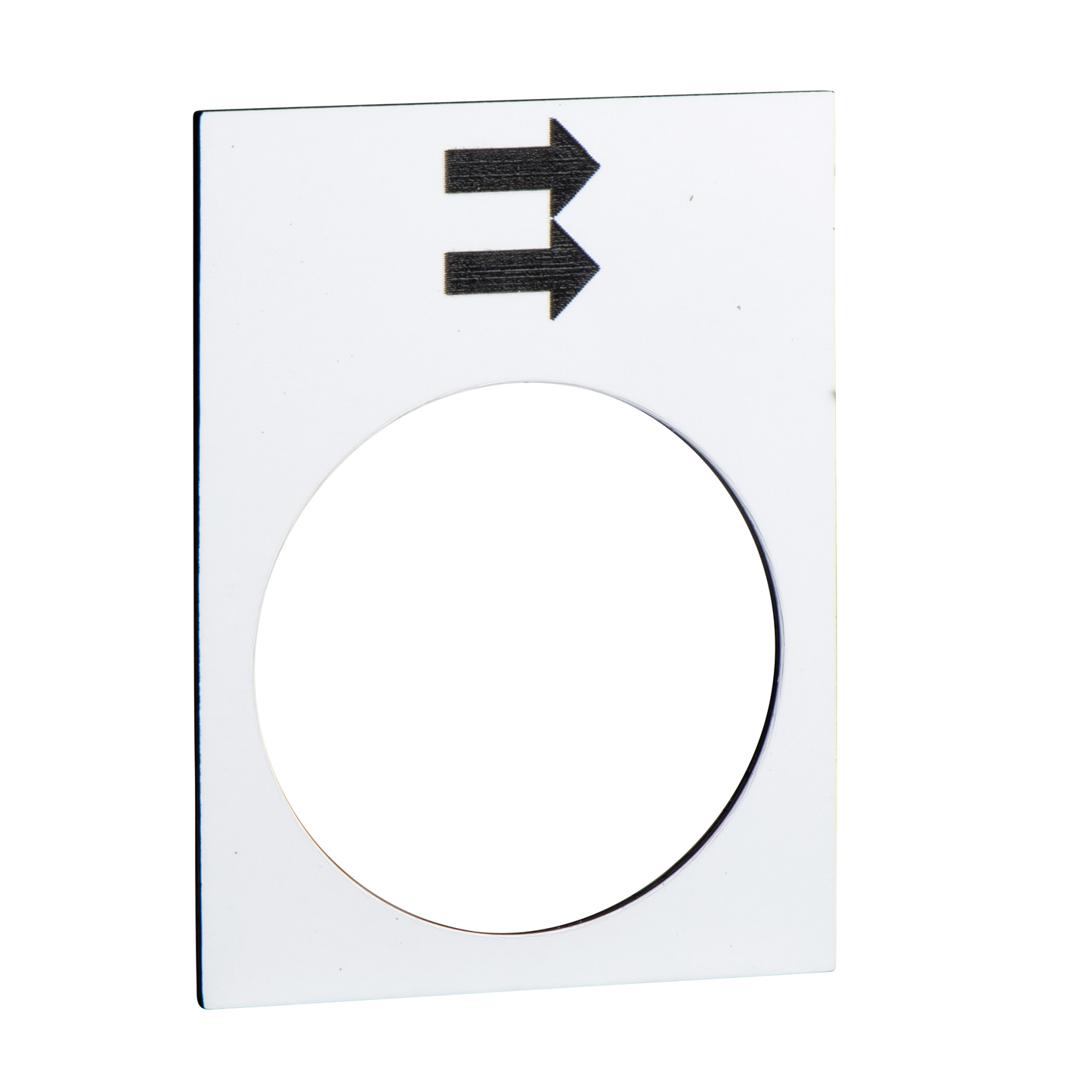 Schneider Electric-ZB2BY4902-Harmony - étiquette - 30x40mm - blanc - montée ou droite, GV