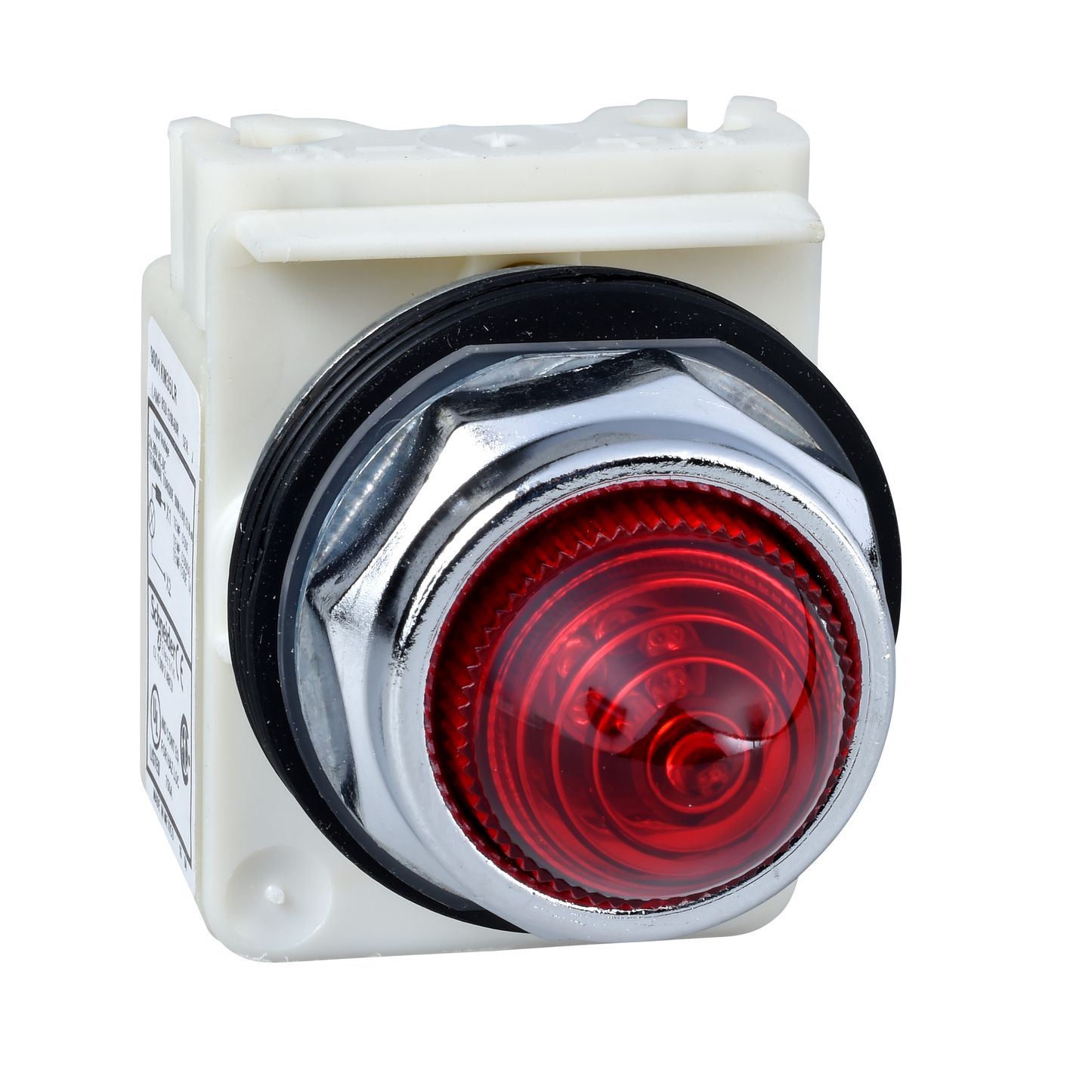 Schneider Electric-9001KP35LRR9-Harmony 9001K - voyant octogonal - Ø30 - IP66 - rouge - DEL BA9s - 24V - borne