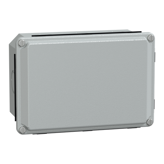 Schneider Electric-NSYDB1510M-PanelSeT SDB - boîte acier - couvercle bas - avec prédécoupage - 155x105x61mm