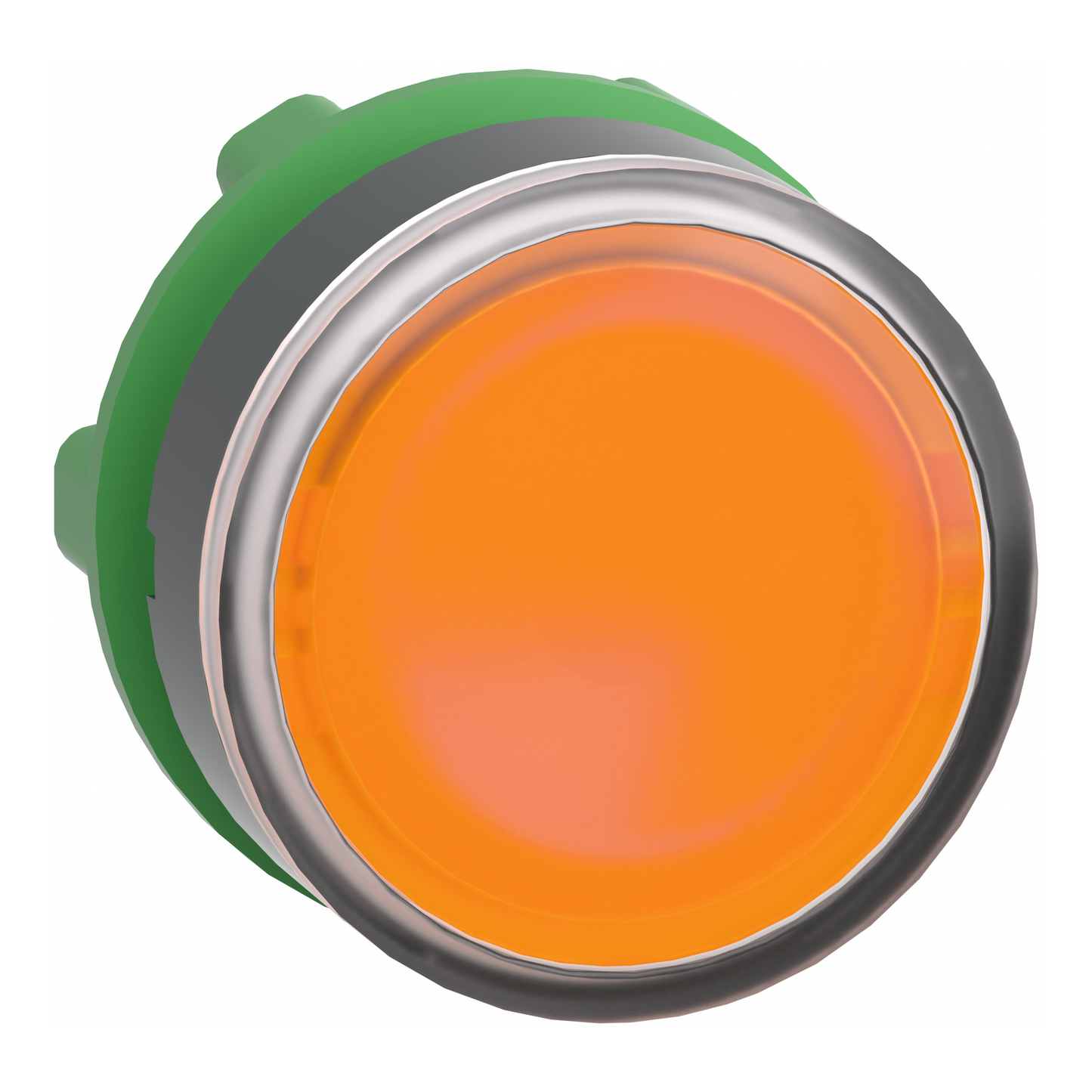 Schneider Electric-ZB5AA58-Harmony tête de bouton poussoir - Ø22 - pour insertion étiquette - orange