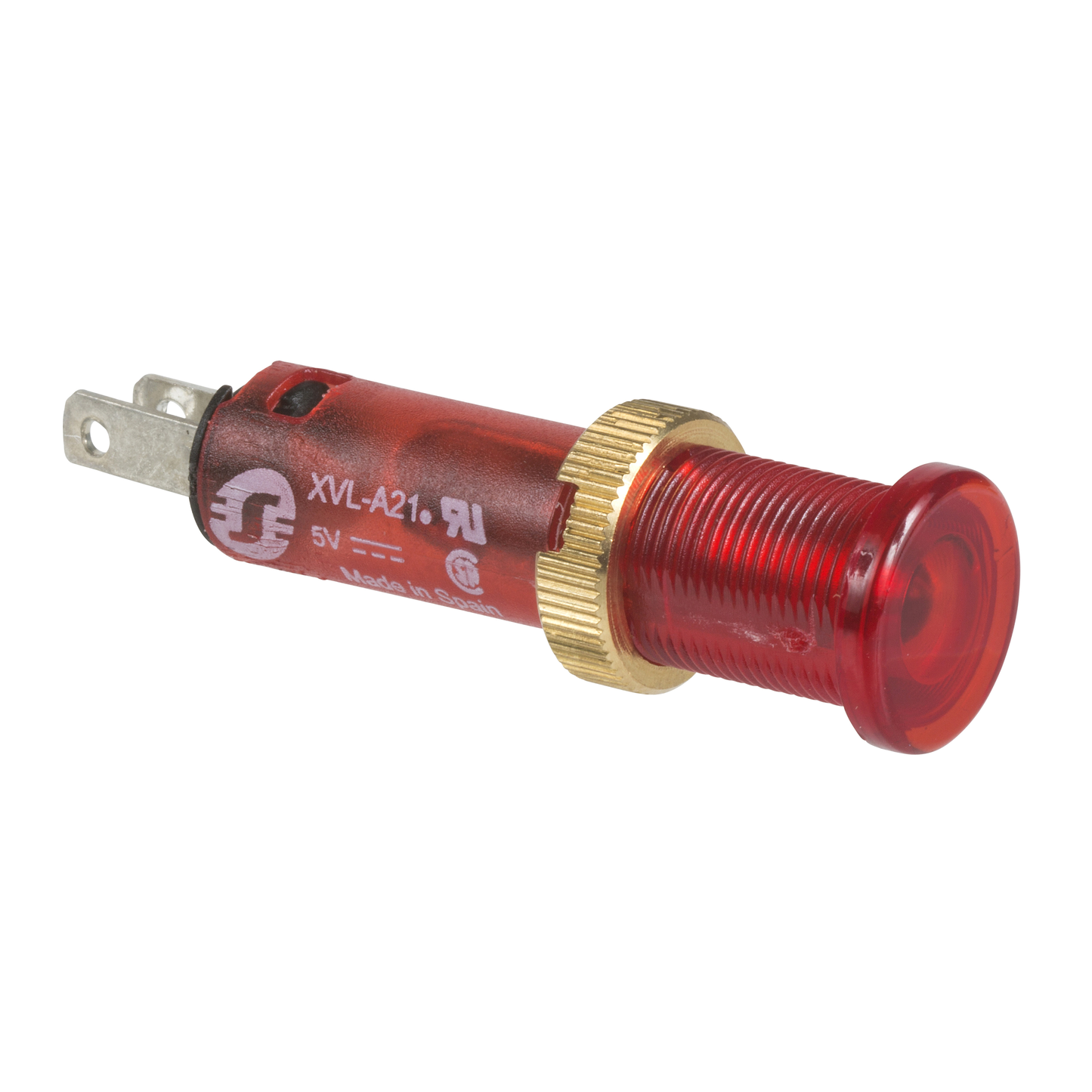 Schneider Electric-XVLA234-Harmony XVLA - voyant rond Ø8 - IP40 - rouge - DEL intégrée - 24V -cosses
