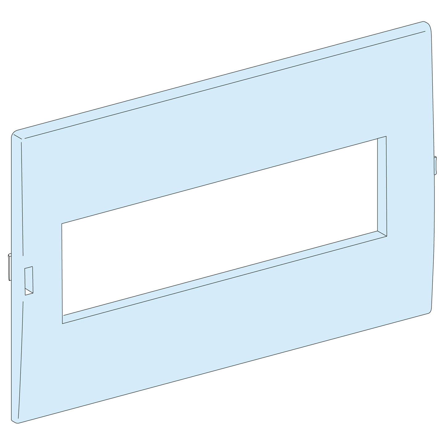 Schneider Electric-10209-MUREVA - accessoire coffret - plastron pour appareillage modulaire - 18 modules