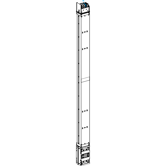 Schneider Electric-KSA1000CM4AF-Canalis KSA - élément spécial droit vertic. avec coupe feu 1000A - 700-1900 mm