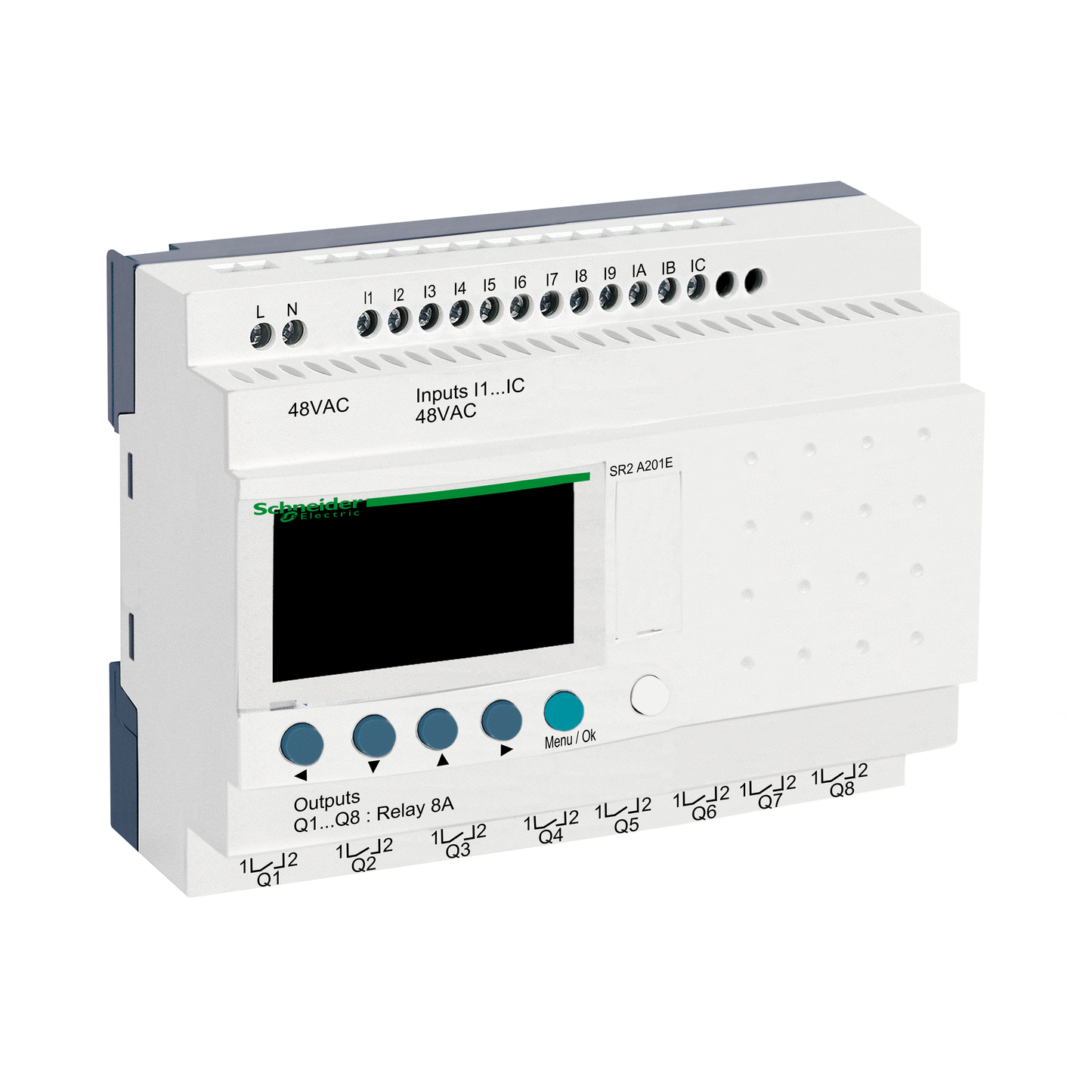 Schneider Electric-SR2A201E-Relais intel 20E/S 48Vca ecran