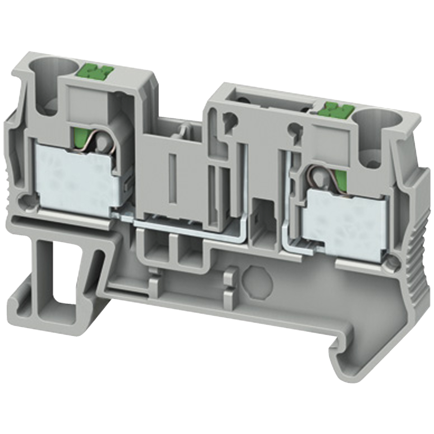 Schneider Electric-NSYTRP42TB-Borne push-in - sectionn. avec connecteurs fonctionnels - 2 points - 4mm² - gris