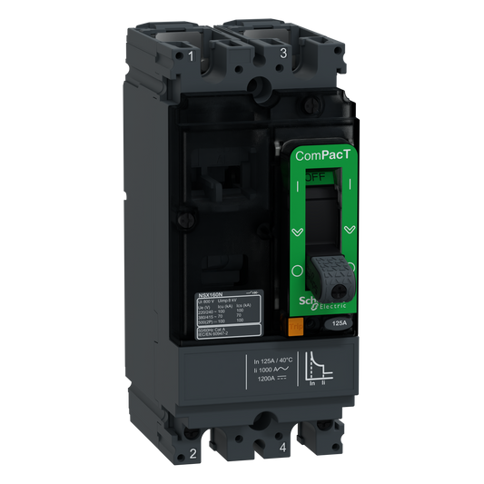 Schneider Electric-C16S2TM125-NSX160S disj TMD 125A 2P fx