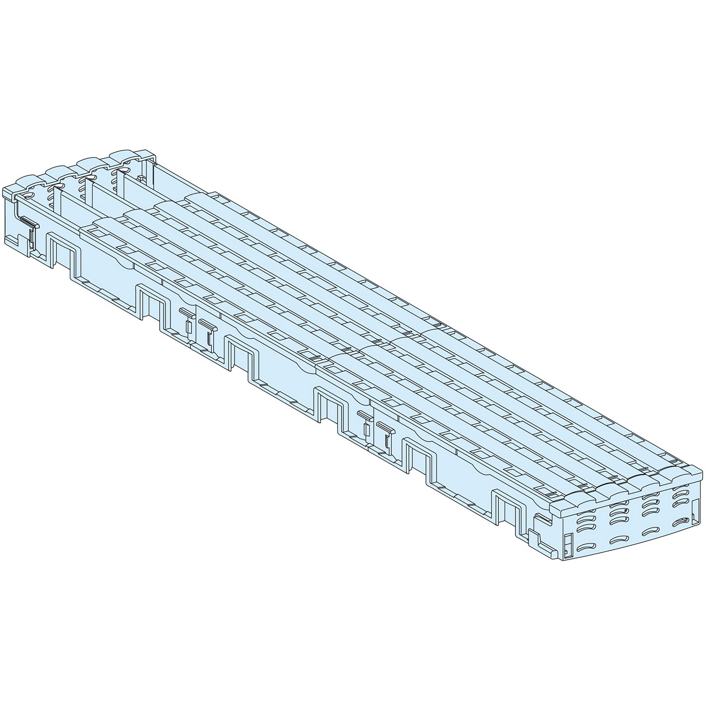 Schneider Electric-LVS04103-Linergy BW - Jeu de barres isolées - 125 A 3P - L=450 mm (Powerclip)