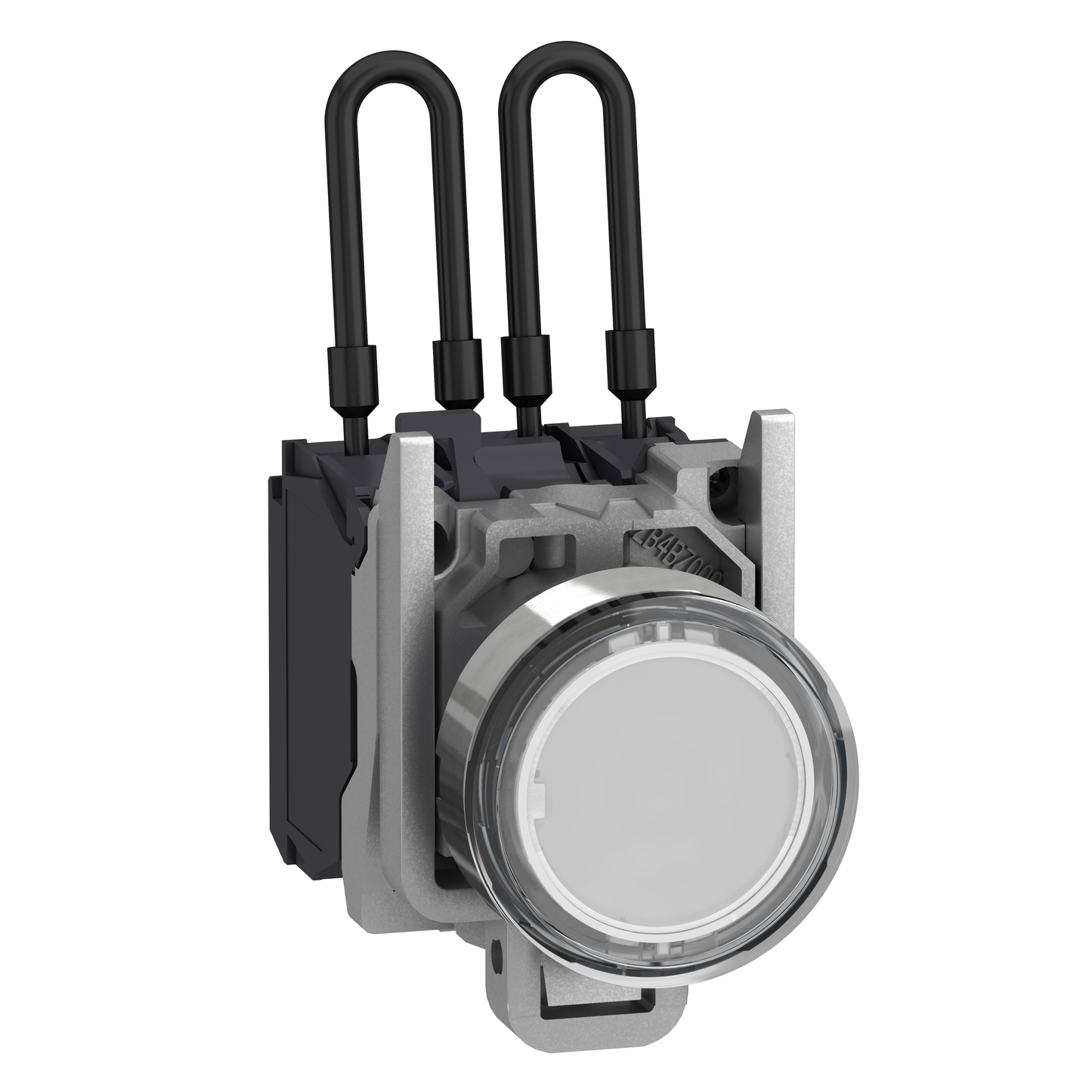 Schneider Electric-XB4BW21G5-Harmony XB4 - voyant lumineux DEL - Ø22 - test lampe - blanc - 120V - vis étrier